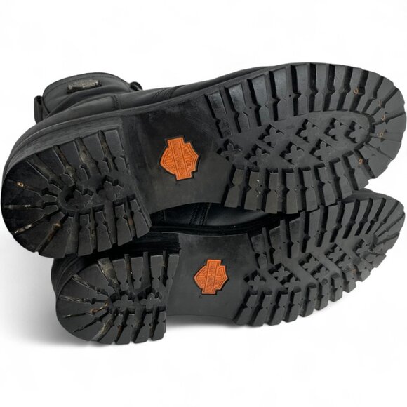 Harley Davidson Steel Toe Combat Leather Motorcycle Biker Work Boots Men's 14 - Picture 15 of 15